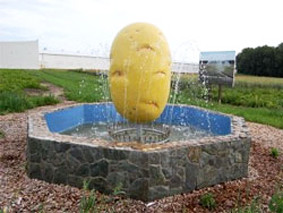 Пам'ятник картоплі сорту «Зікура» в Упоровському районі Тюменської області