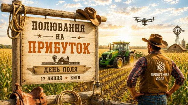 «Полювання на прибуток»: на Київщині відбудеться День поля з демонстрацією сучасних технологій точного землеробства